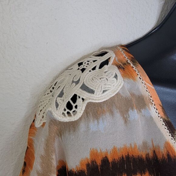 Lane Bryant Nwt Chiffon kimono top size 18/20 - Picture 4 of 5